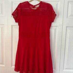 Michael Kors Red Lace Dress